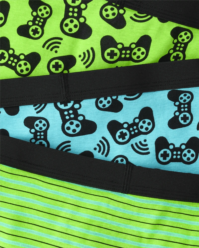 Boys Gamer Boxer Brief Underwear 5-Pack