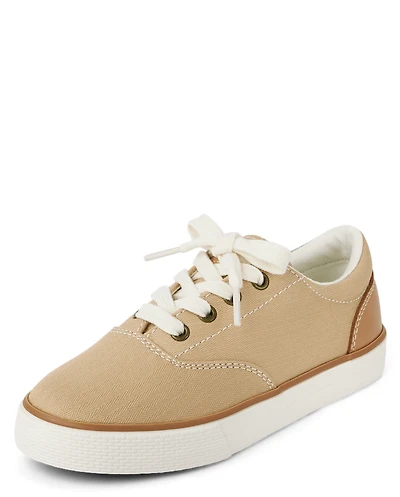 Boys Canvas Low Top Sneakers