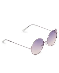 Girls Butterfly Icon Round Sunglasses