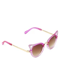 Girls Rhinestone Cat Eye Sunglasses