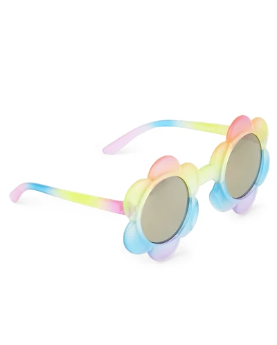 Toddler Girls Rainbow Daisy Sunglasses