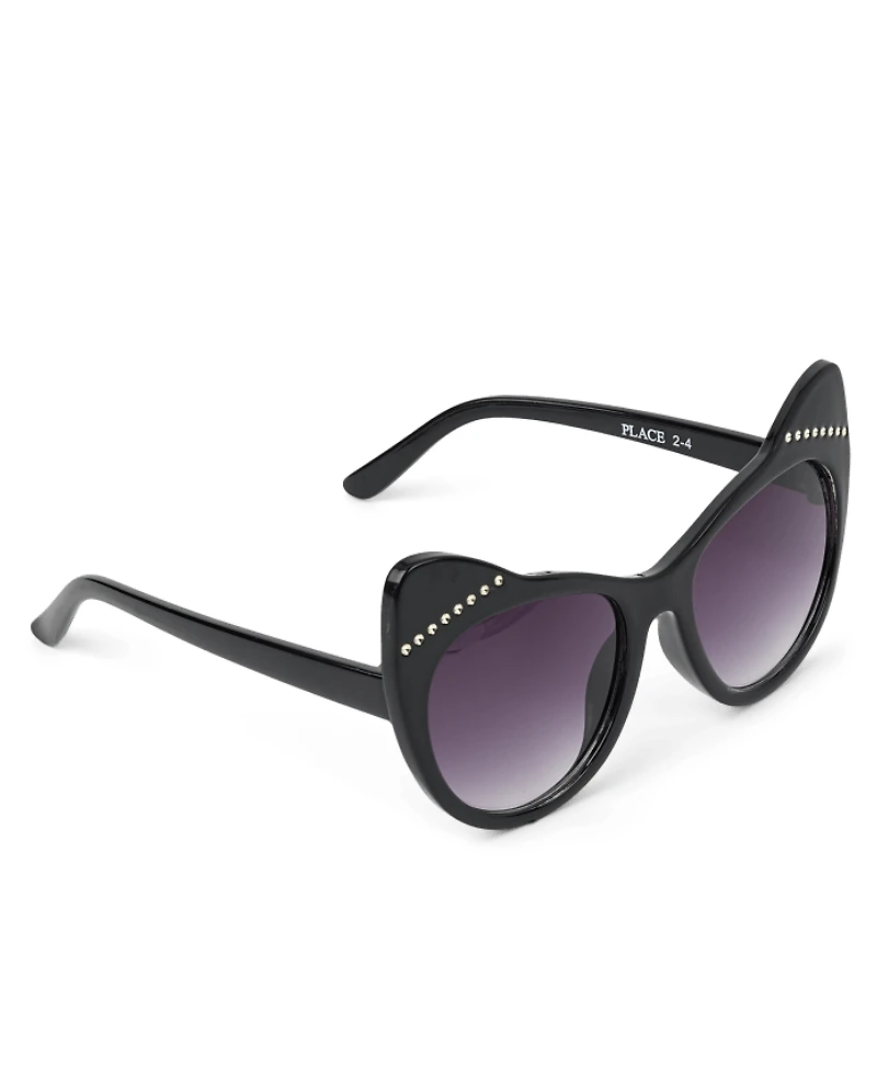 Toddler Girls Rhinestone Cat Sunglasses