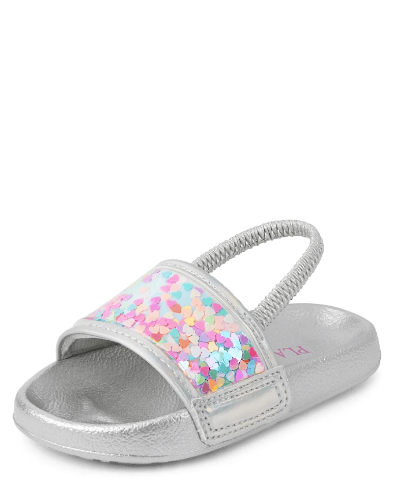 Toddler Girls Shakey Heart Slides