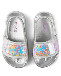 Toddler Girls Shakey Heart Slides