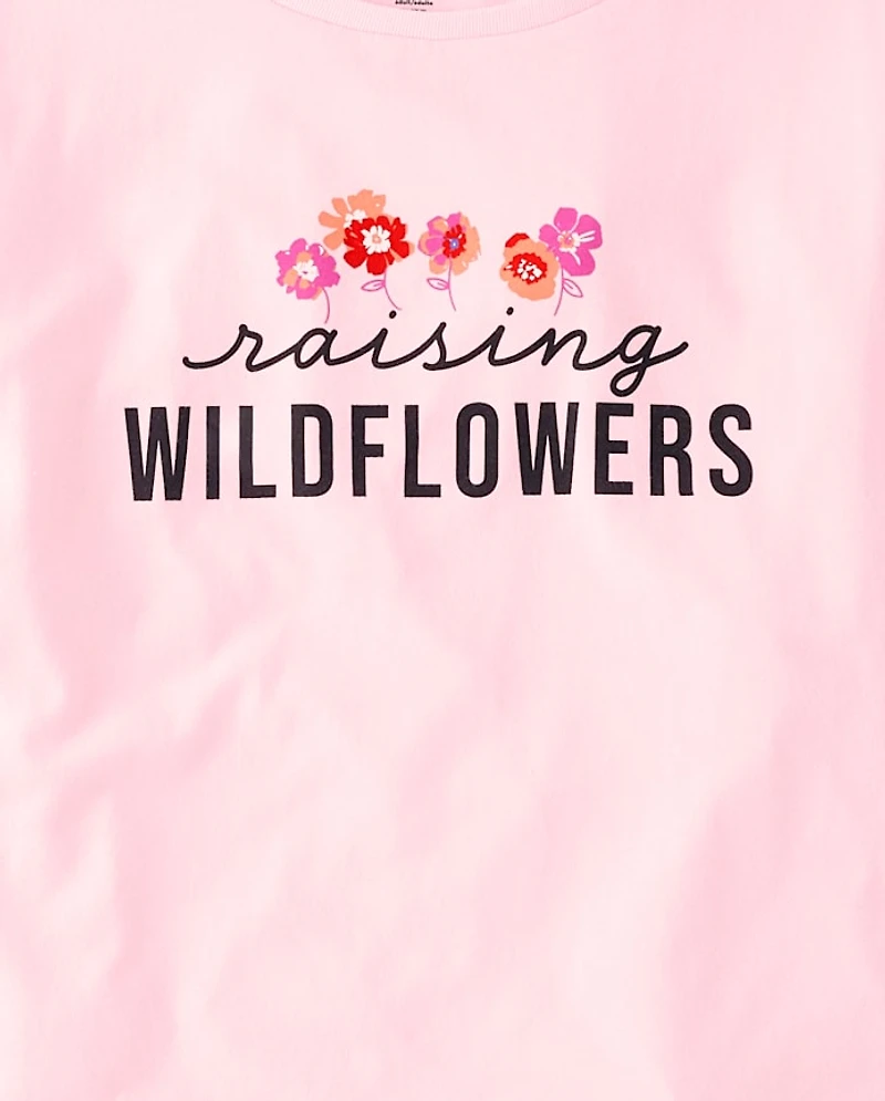 Womens Wildflowers Pajama Tee
