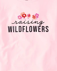 Womens Wildflowers Pajama Tee