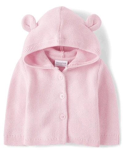 Baby Girls Bear Cardigan