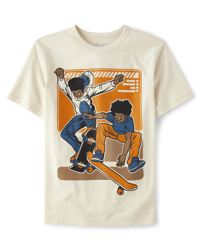 Boys Skateboard Graphic Tee