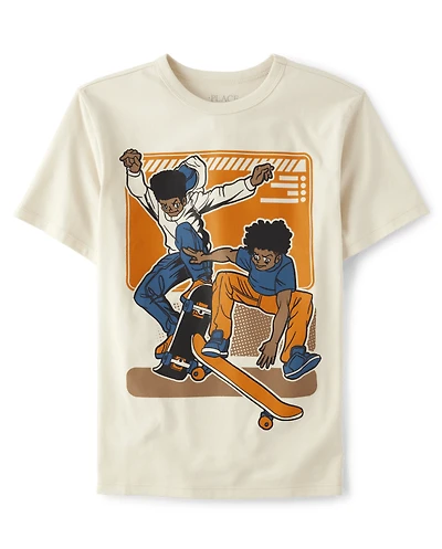 Boys Skateboard Graphic Tee