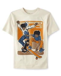Boys Skateboard Graphic Tee