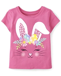Bébé Et tout-petit, fille Easter Bunny T-shirt imprimé
