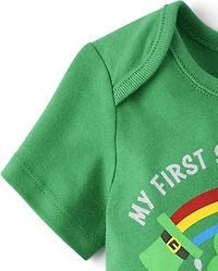 Baby First St. Patrick's Day Graphic Bodysuit