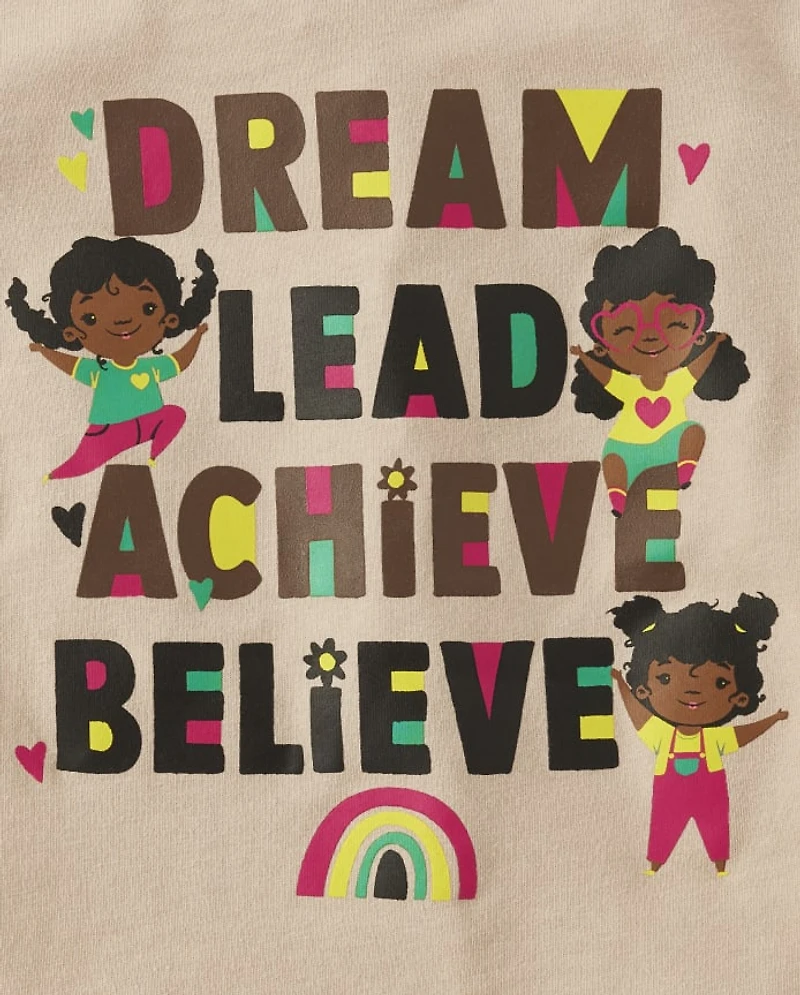 Baby And Toddler Girls Dream Graphic Tee
