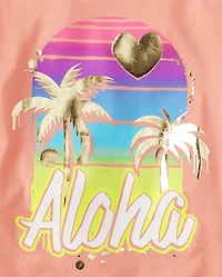 Girls Summer Trends Graphic Tee 4-Pack