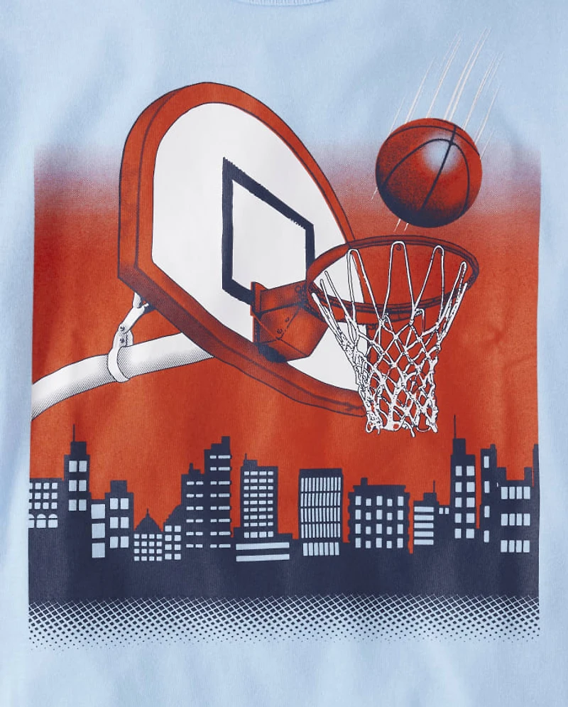 Boys Basketball Graphic Tee