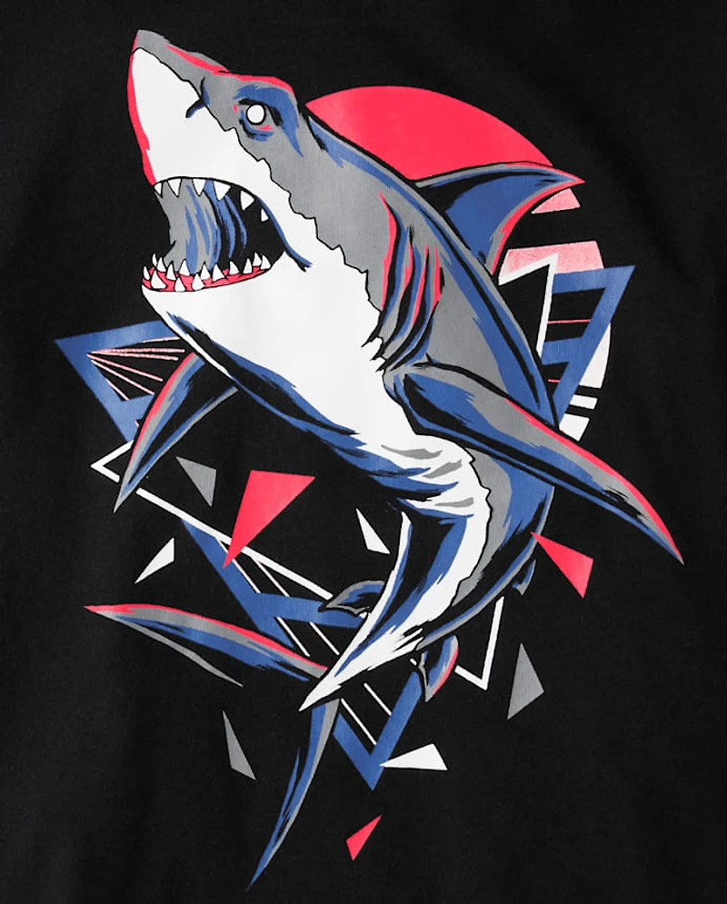 Boys Shark Graphic Tee