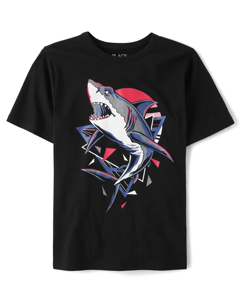 Boys Shark Graphic Tee