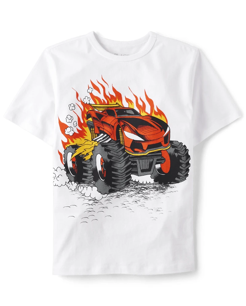 Boys Monster Truck Graphic Tee