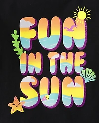 Baby And Toddler Girls Summer Graphic Tee 4-Pack
