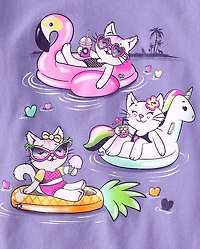 Girls Summer Graphic Tee 3-Pack