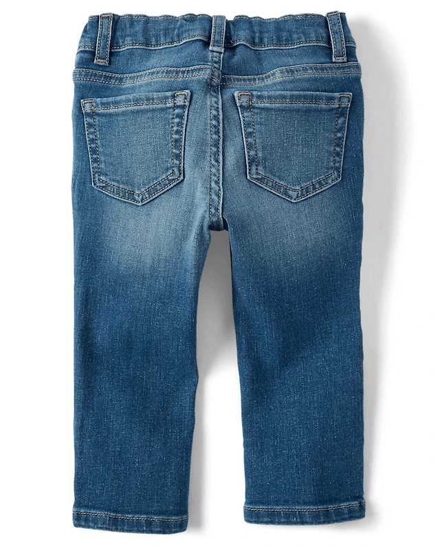 Jean En Denim Rose Fille The Children's Place - Taille 12 - Occasion Très Bon état