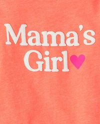 Baby And Toddler Girls Mama's Girl Graphic Tee