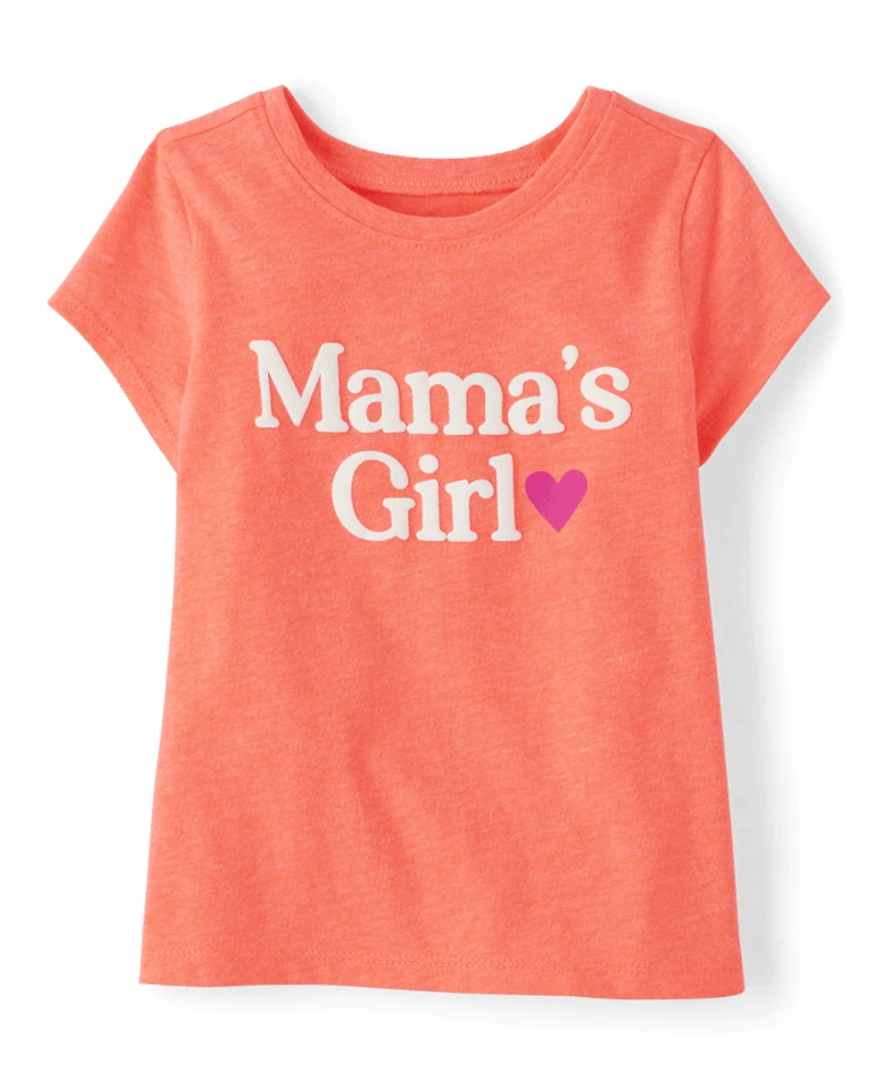 Baby And Toddler Girls Mama's Girl Graphic Tee