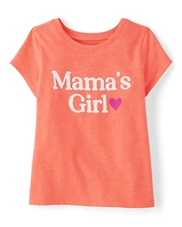Baby And Toddler Girls Mama's Girl Graphic Tee