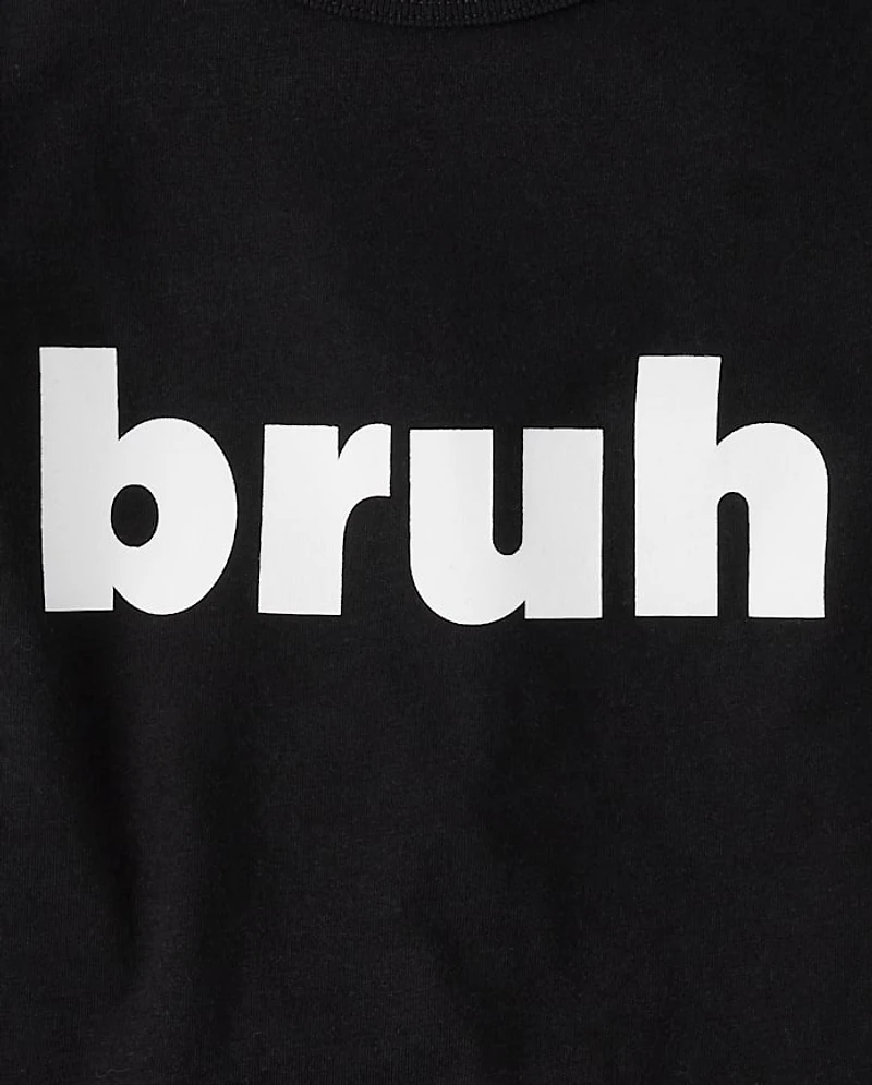 Baby And Toddler Boys Bruh Graphic Tee