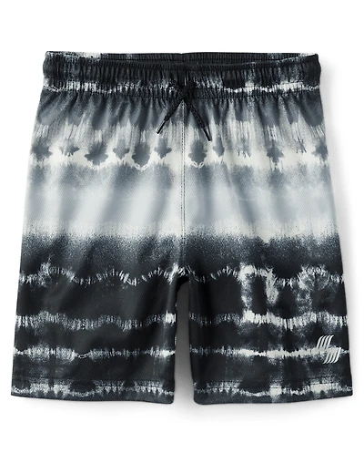 Boys Print Mesh Performance Basketball Shorts