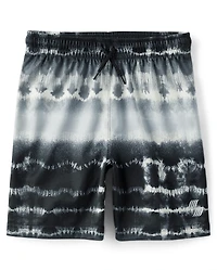 Boys Print Mesh Performance Basketball Shorts