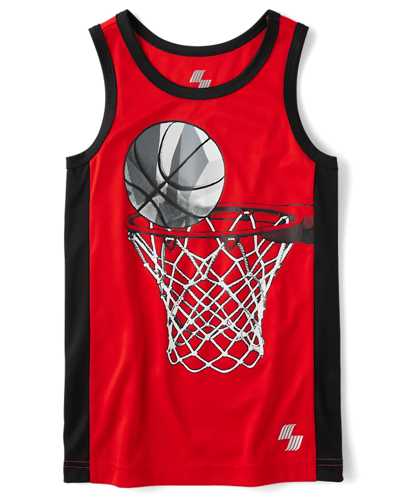 Boys Basketball Performance Tank Top