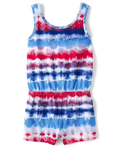 Girls Tie Dye Romper