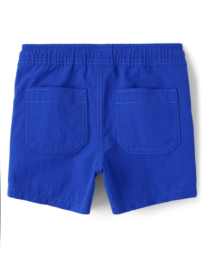 Baby And Toddler Boys Quick Dry Pull On Pool To Play Shorts