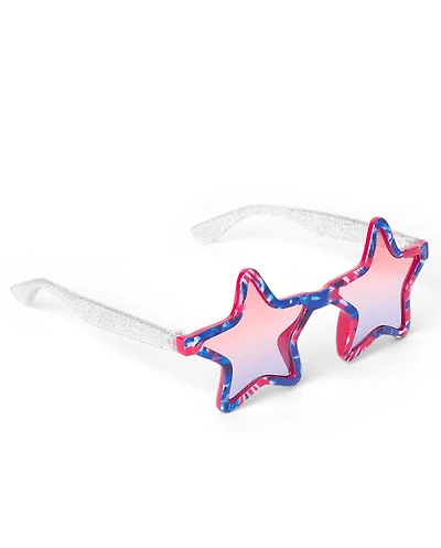 Toddler Girls Tie Dye Star Sunglasses