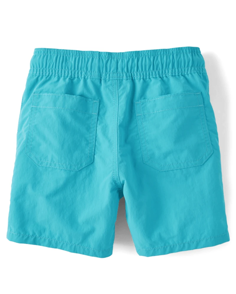Boys Quick Dry Pull On Pool To Play Shorts