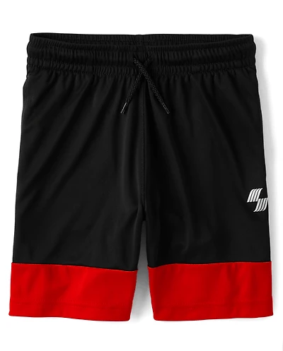 Boys Colorblock Performance Basketball Shorts