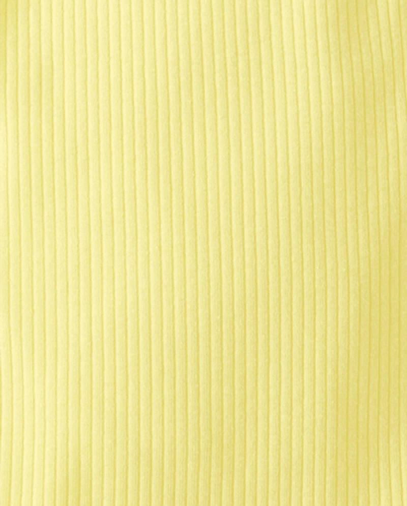 Baby Girls Ribbed Bodysuit 3-Pack