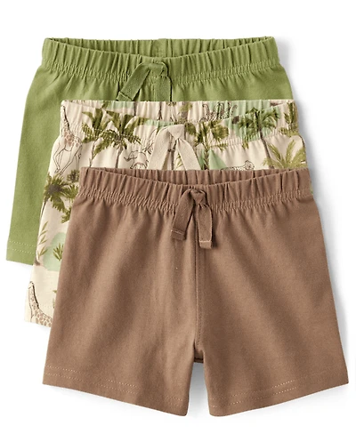 Lot de 3 shorts Safari pour bébé garçon
