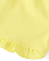Baby Girls Ruffle Shorts 3-Pack