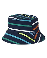 Baby Boys Dino Reversible Bucket Hat