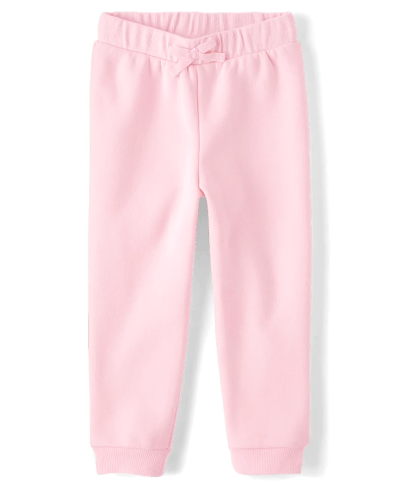 Toddler Girls Fleece Jogger Pants