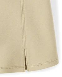 Girls Uniform Ponte Knit A Line Skort
