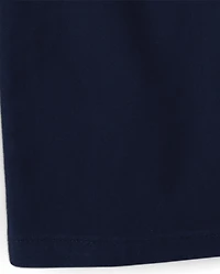 Girls Uniform Stretch Wide Leg Chino Pants
