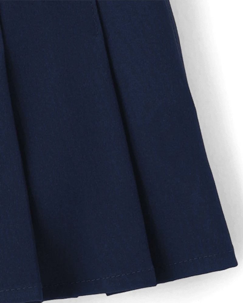 Girls Uniform Quick Dry Pleated Skort