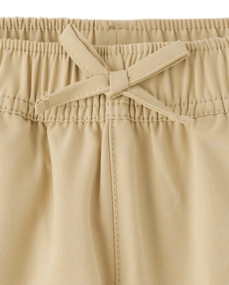 Girls Quick Dry Stretch Pull On Jogger Pants