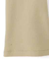 Girls Uniform Ponte Knit Pull On Flare Pants