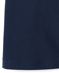 Girls Uniform Ponte Knit Pull On Flare Pants