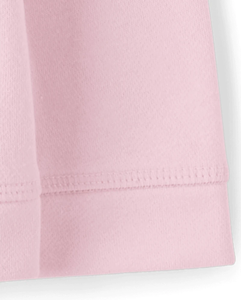 Toddler Girls Fleece Zip Up Hoodie