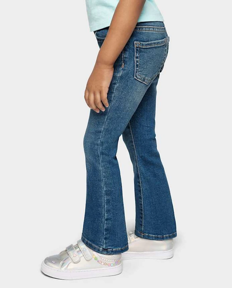 Baby And Toddler Girls Flare Jeans